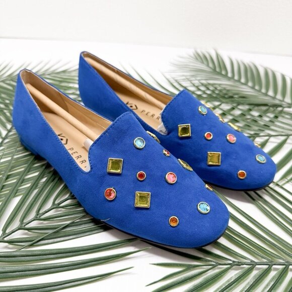 Katy Perry Loafer Women's Snorkel The Turner Embellished Flat Loafer Size 5 M - Picture 1 of 13